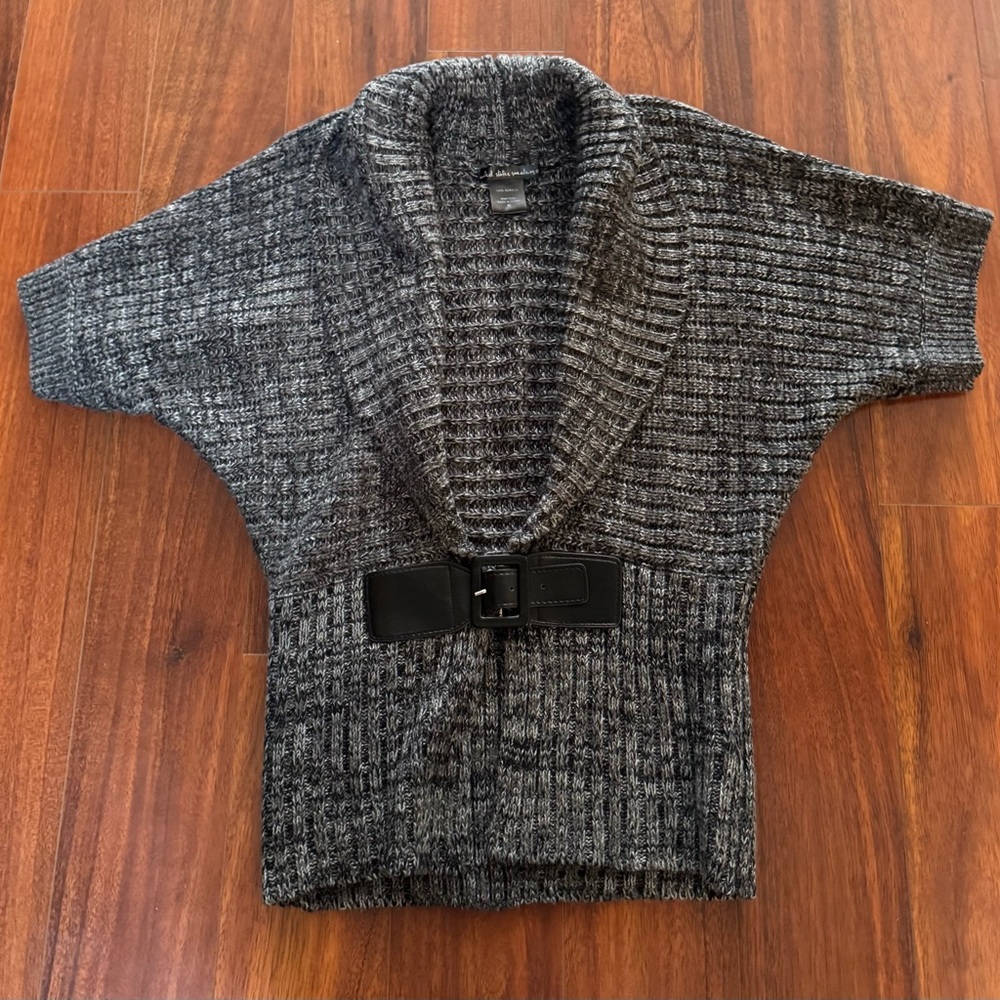 Cardigan sweater.